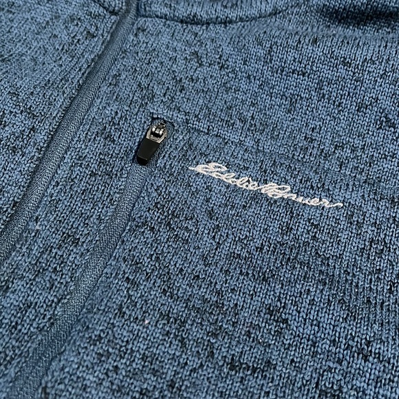 🦕 EDDIE BAUER men’s 1/4 zip sweater - Picture 2 of 7
